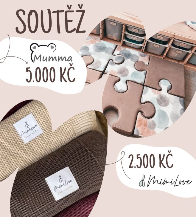 Ukončeno 🍀 🌟 VELKÁ SOUTĚŽ O DVĚ POUKÁZKY! 🌟 Miluješ designové kousky pro děti i domov? Pak tě tahle soutěž bude bavit! ✔️...